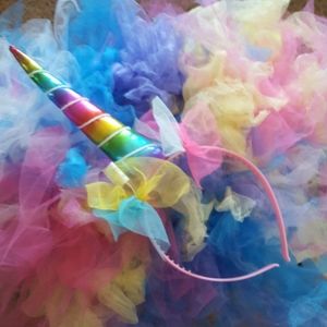 Unicorn headband and tutu